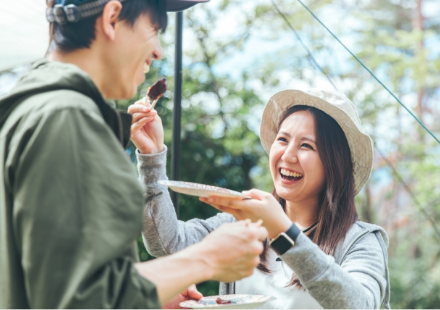 着替え＆BBQパーティー